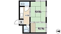 坂井荘 1階/-