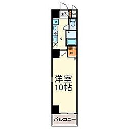 ITOH弐番館 1Kの間取図画像