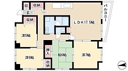 スペース大和 4LDKの間取図画像