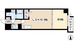 HF名駅北レジデンスEAST 1LDKの間取図画像