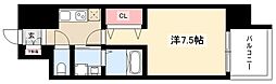 パルティール黒川本通り 1Kの間取図画像
