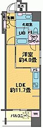 カスタリア銀座3 1LDKの間取図画像