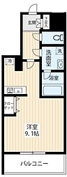 ARCOBALENO武蔵小杉2 ワンルームの間取図画像