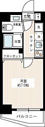 マキシヴ西川口AZ 1Kの間取図画像