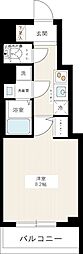 HY's三ノ輪 1Kの間取図画像