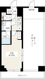 ルクシェール浅草 1Kの間取図画像