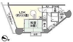 間取図画像 1LDK