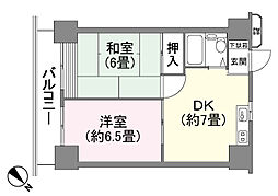 間取図画像 2DK