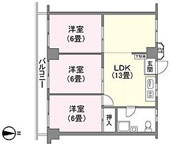 センチュリー御宿シーサイド 3LDKの間取図画像