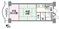 南房総プリンセスシーハイツ 2Kの間取図画像