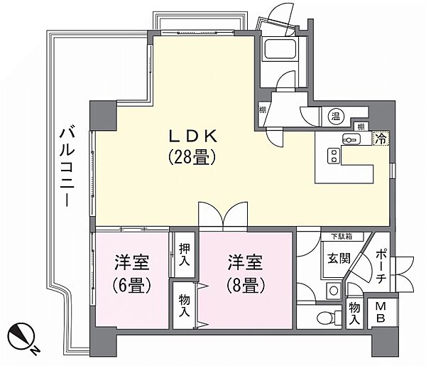 間取りを拡大表示