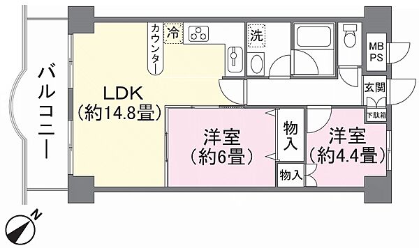 間取りを拡大表示