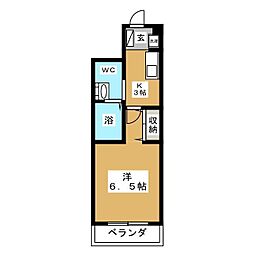 Forest 1Kの間取図画像