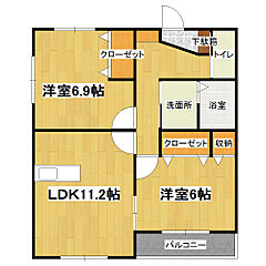 物件の間取り