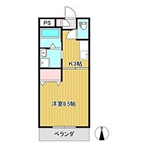 カレントすさい 0312 ｜ 岡山県赤磐市福田（賃貸アパート1K・3階・29.25㎡） その2