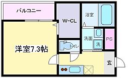 間取図画像 1K