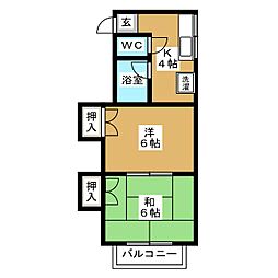間取図画像 2K