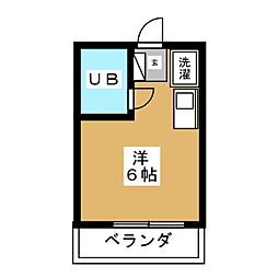 ArrowShine3 ワンルームの間取図画像