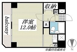 ベルシェ船橋ラマージュ 1Kの間取図画像