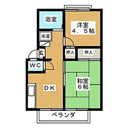 間取図画像 2DK
