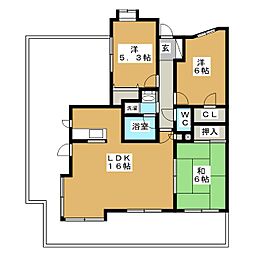ラ・フォレ21 3LDKの間取図画像