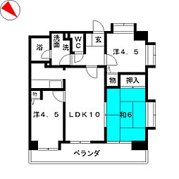 ラ・フォレ21 3LDKの間取図画像