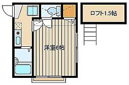 ブライト・メゾン桜台 ワンルームの間取図画像