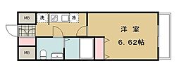 西武池袋線 西所沢駅 徒歩2分の賃貸マンション 8階1Kの間取り