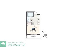 JR武蔵野線 新座駅 徒歩14分の賃貸アパート 1階1Kの間取り