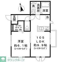 デザインメゾン本町 1LDKの間取図画像