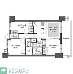 物件の間取り