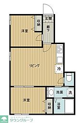西東京市ひばりが丘北3丁目計画 2LDKの間取図画像