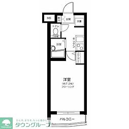 ドルチェ東京練馬 1Kの間取図画像