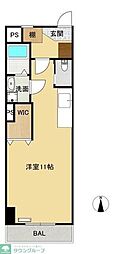 グリーンプラザみその ワンルームの間取図画像