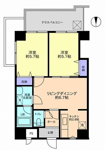 間取りを拡大表示