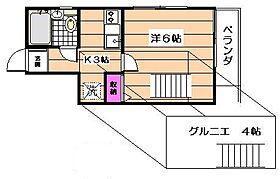 ヒミハウス 201 ｜ 東京都小金井市本町５丁目27-15（賃貸アパート1K・2階・18.00㎡） その2