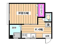 小野コーポ 1-B ｜ 東京都杉並区天沼１丁目26-3（賃貸マンション1K・1階・23.00㎡） その2