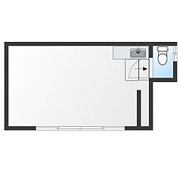 コーポタカムラの間取図画像