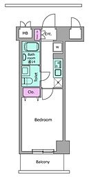 Nステージ西船橋3 1Kの間取図画像