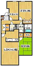 ランビニオン 307 ｜ 東京都青梅市新町７丁目55-6（賃貸マンション3LDK・3階・72.30㎡） その2