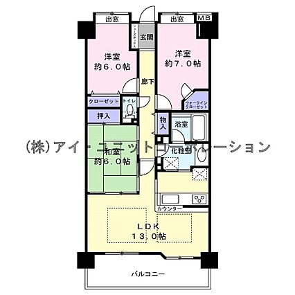間取図です。