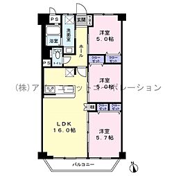 間取図画像 3LDK