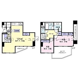 プライマリー西葛西クオーレ 2LDKの間取図画像