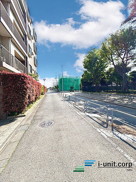 前面道路です。