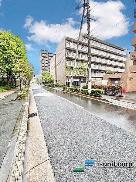 前面道路です。