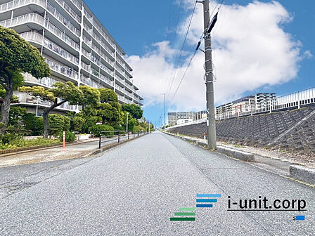 前面道路です。
