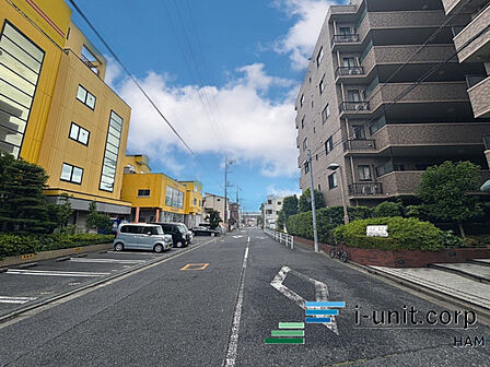 前面道路です。