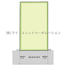 市川市中国分2丁目　土地