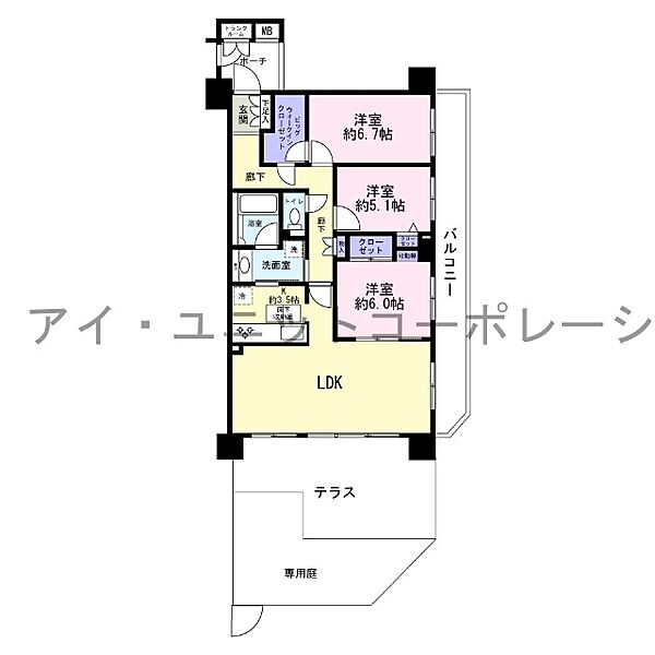 間取りを拡大表示