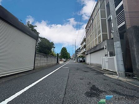 前面道路です。